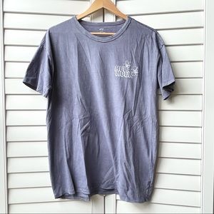 aerie Dark Purple Hula Hour Oversized Tee